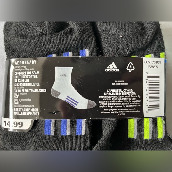 Adidas Kids Socks - Picture 2 of 5